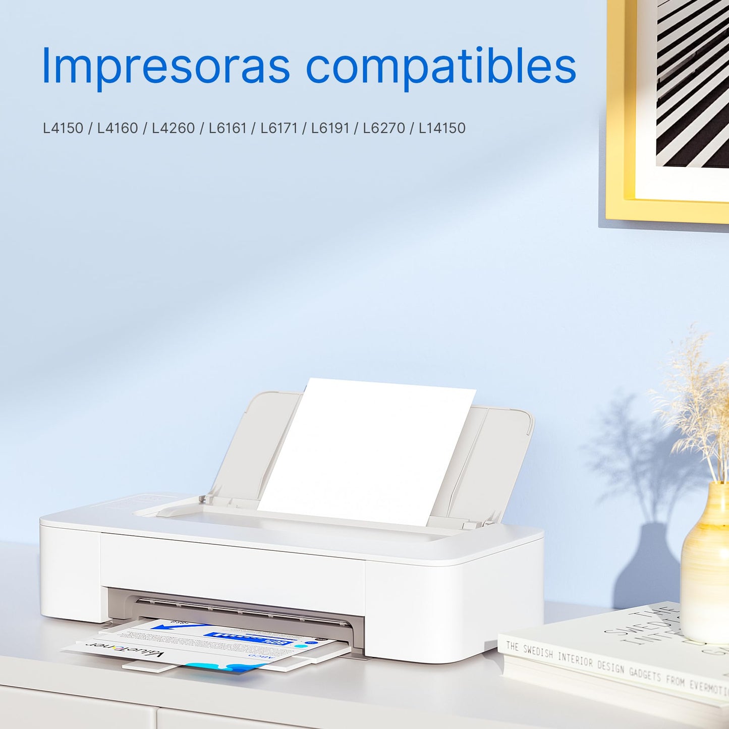 Botella de Tinta Valuetoner Compatible Epson 504 para Impresoras Ecotank (4 Unidades)