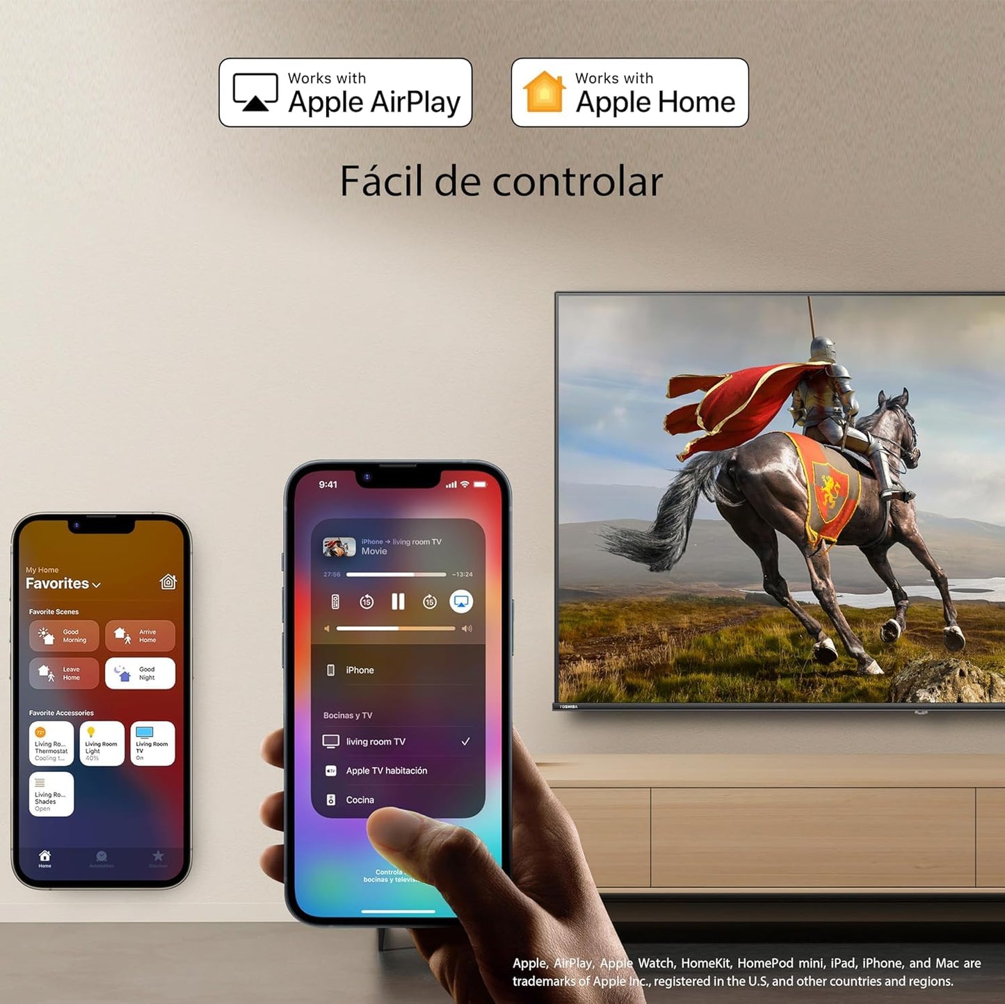 Toshiba Pantalla de 55" 55C350NM 4K Ultra HD Smart LED Fire TV | REGZA Engine ZR | Dolby Vision Atoms | Game Mode | AI Super 4K Upscaling