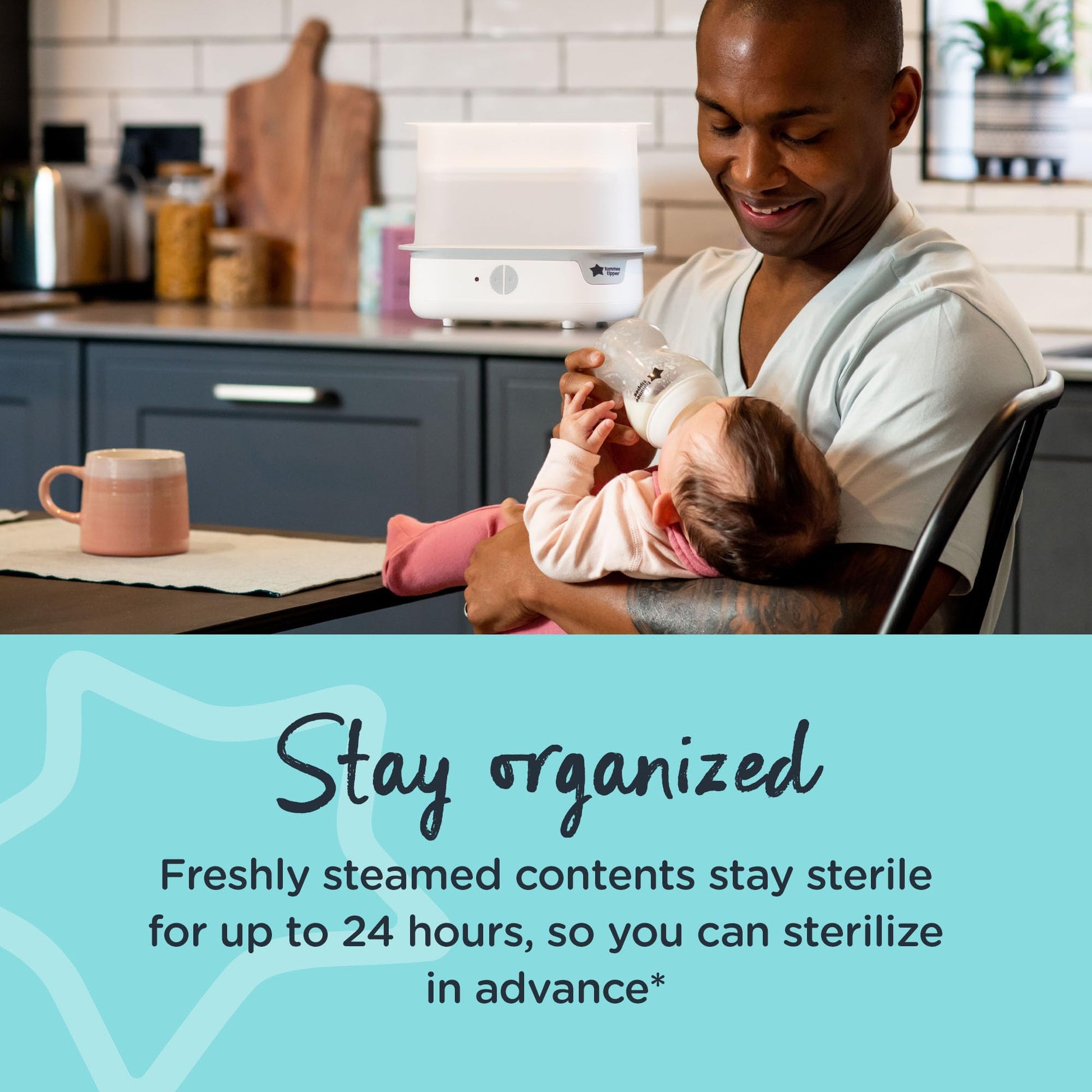 Esterilizador De Vapor Eléctrico Tommee Tippee Steri-steam Paquete 1 Count