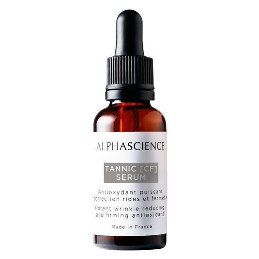 Serum Alphascience Tannic CF - Potente antioxidante antiarrugas, 30 ml