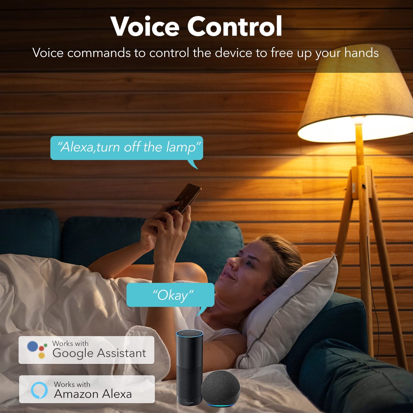 BN LINK Smart Plug Power Strip, protector de sobretensiones con 6 tomas inteligentes controladas individualmente, 4 USB (incl. 20 W USB-C), compatible con Alexa y Google Home