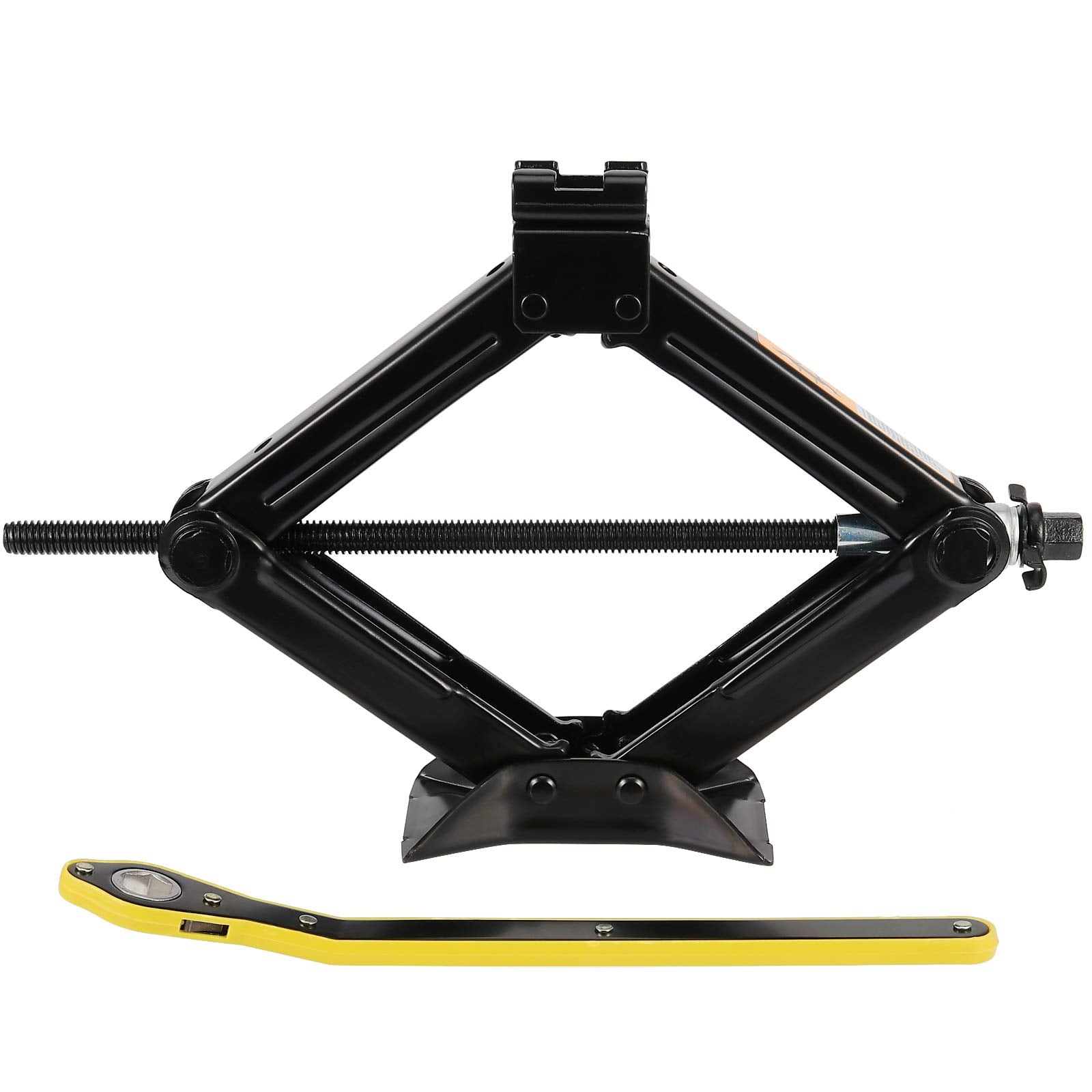 ZEONHAK 2 Paquetes de Gatos de Tijera para Coches, 2 toneladas 4409 Lbs de Capacidad de Carga Pesada con Llave de trinquete, Gato de neumáticos portátil para Coche, camión, sedán, SUV, MPV