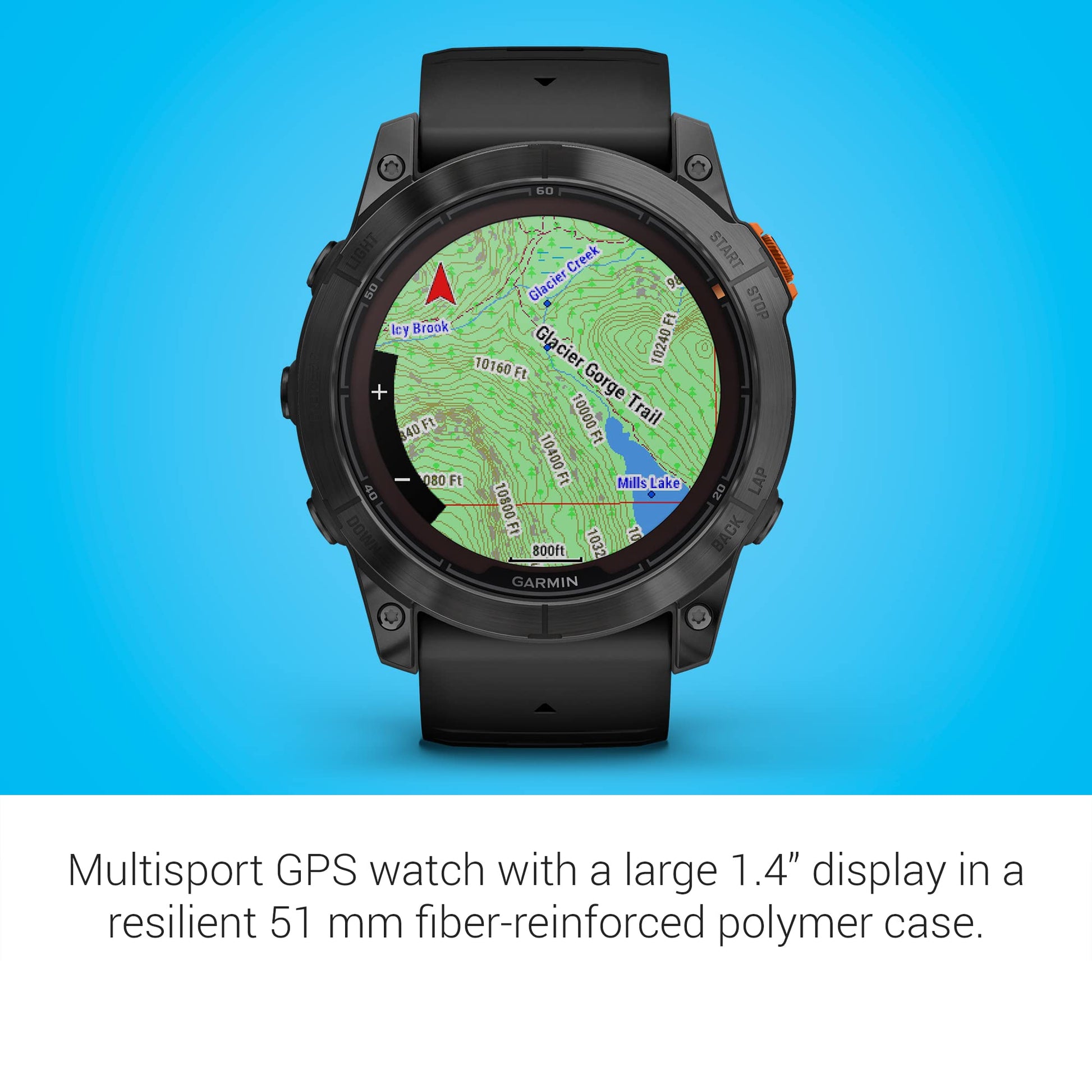 Garmin Fenix 7X Pro Solar, Gris Pizarra/Negro 51 mm