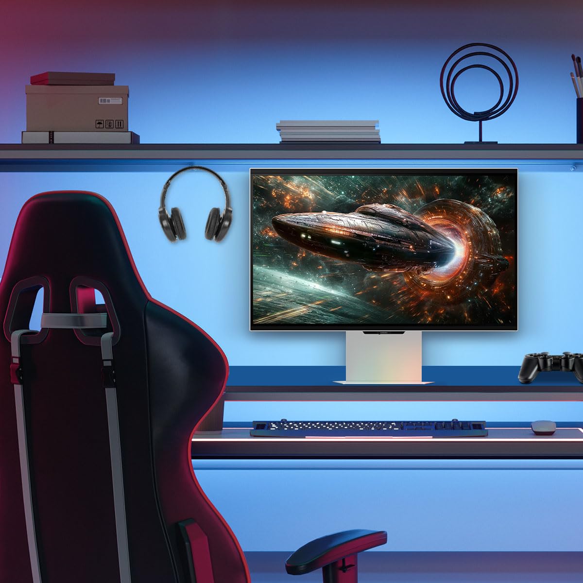 SAMSUNG Monitor 27'' 4K LS27FG900XNXZX, Tecnologia 3D