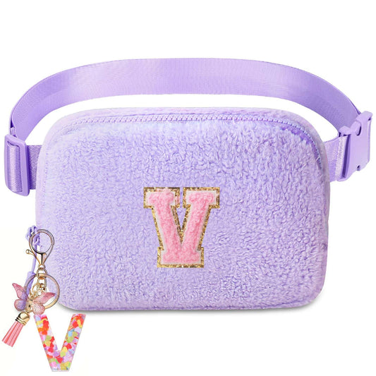 Kejea Riñonera Cruzada para Niñas y Mujeres, 8 a 12 Años, Regalos de Cumpleaños, Paquete de Cintura Pequeña, Moda, Púrpura