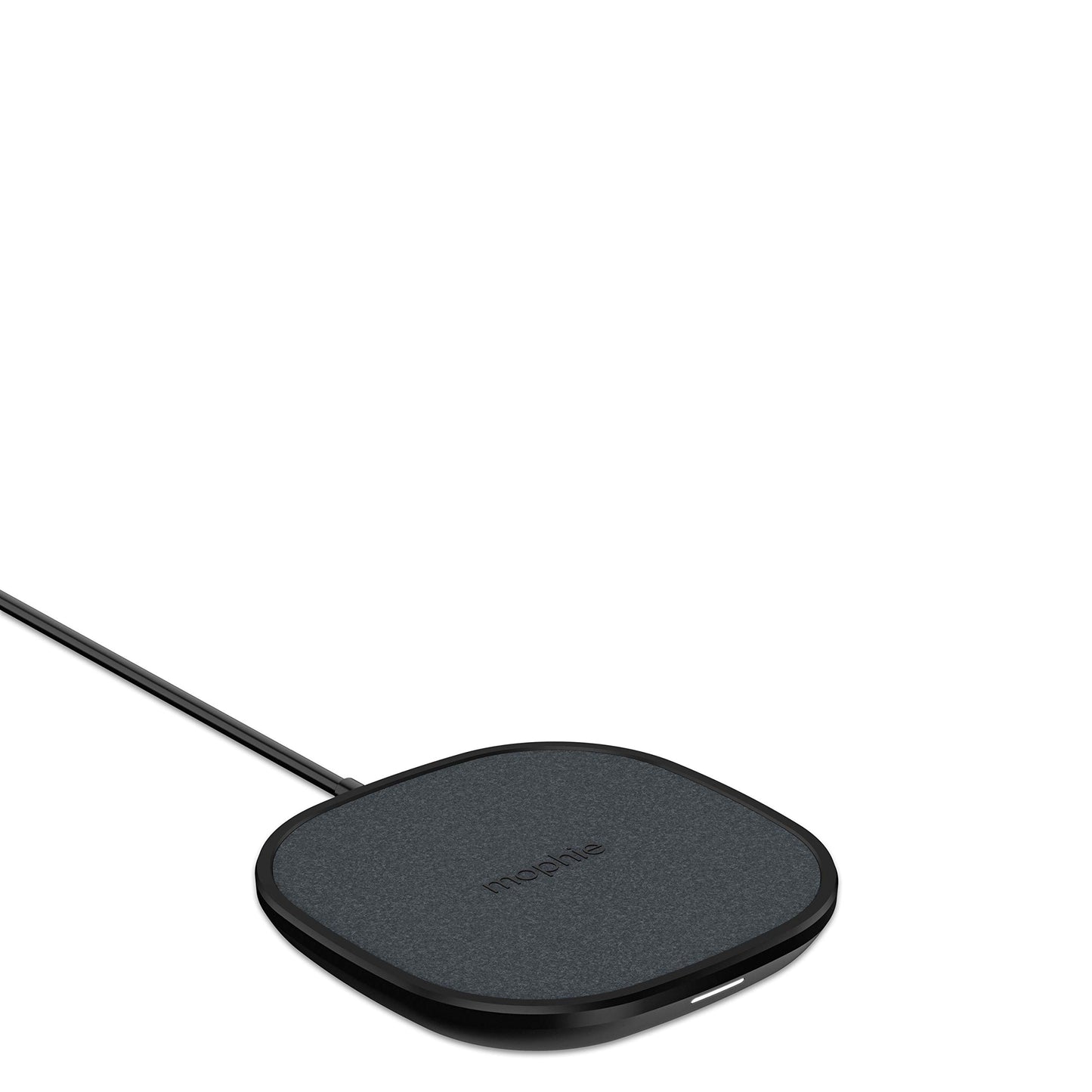 Mophie - Almohadilla de Carga inalámbrica de 10 W, Hecha para Apple Airpods, Samsung Galaxy S25/S24, iPhone 16/15/14 Pro, Google Pixel 9 y Otros Dispositivos habilitados para Qi, Color Negro