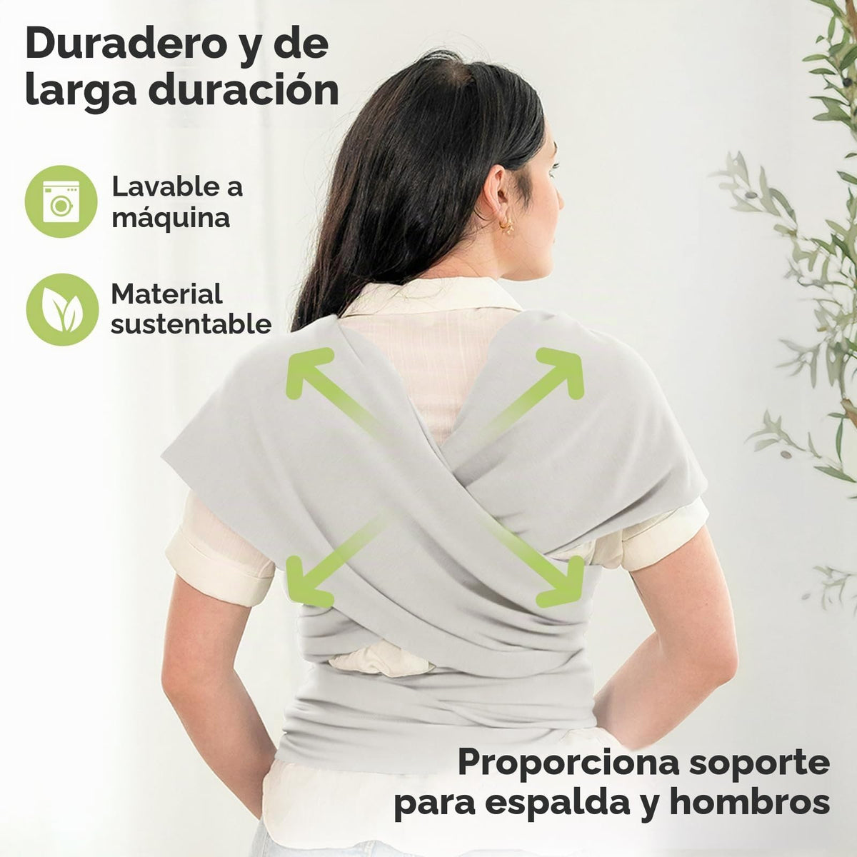 KeaBabies - Portabebés Original Todo en 1 para Bebés Recién Nacidos a Niños, Fácil de Llevar, Unión Manos Libres, Envoltura Ligera y Transpirable para (Rhino)