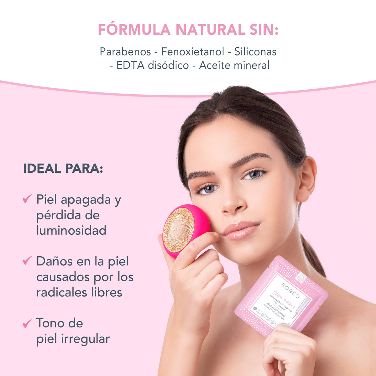 Foreo Foreo glow addict mascarilla facial iluminadora activada por ufo Glow Addict