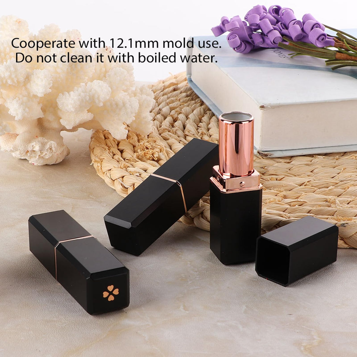 10pcs Contenedor de Labiales, Mini Contenedor de Labial, DIY Tubo de Brillo Labial Vacio, Tubos para Labiales Vacios, Tubo de Lapiz Labial