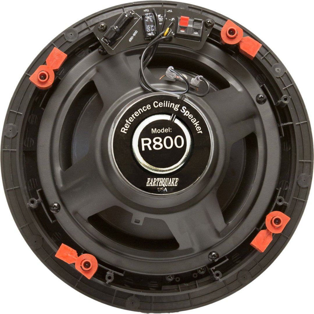 Earthquake Sound R800 8" in Ceiling Speakers(Pair) with Magnetic Paintable Grill