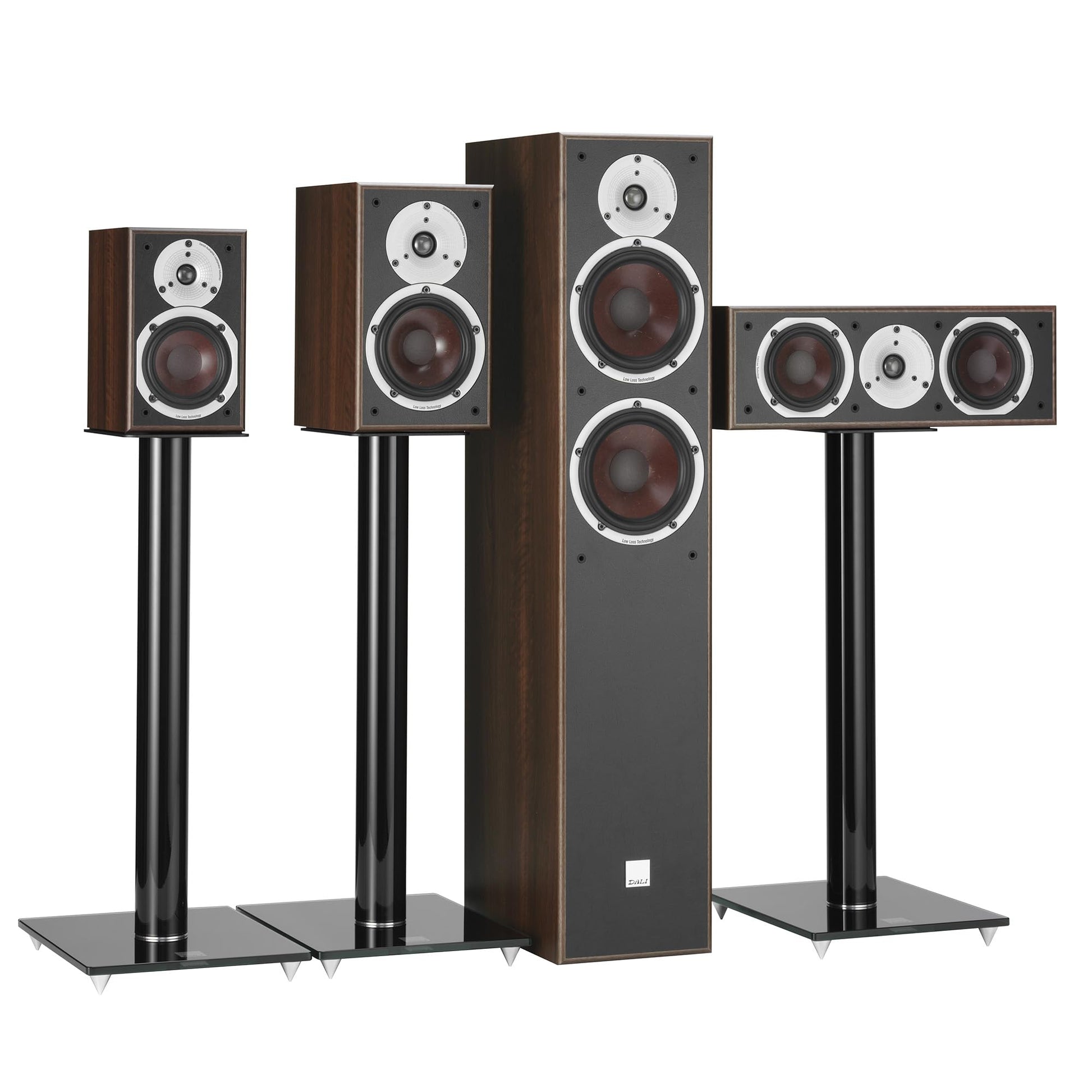 Dali Spektor 1 100W Nuez - Bocinas (Bocina set unit, De 2 vías, Mesa/estante, Montar en la pared, 11.4 cm (4.5"), 2.1 cm, 100 W)