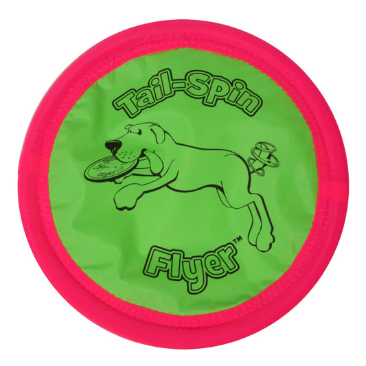 Booda Chuckit! Petmate Tail-Spin Flyer Flotante para Perro, Multi, 10 Pulgadas