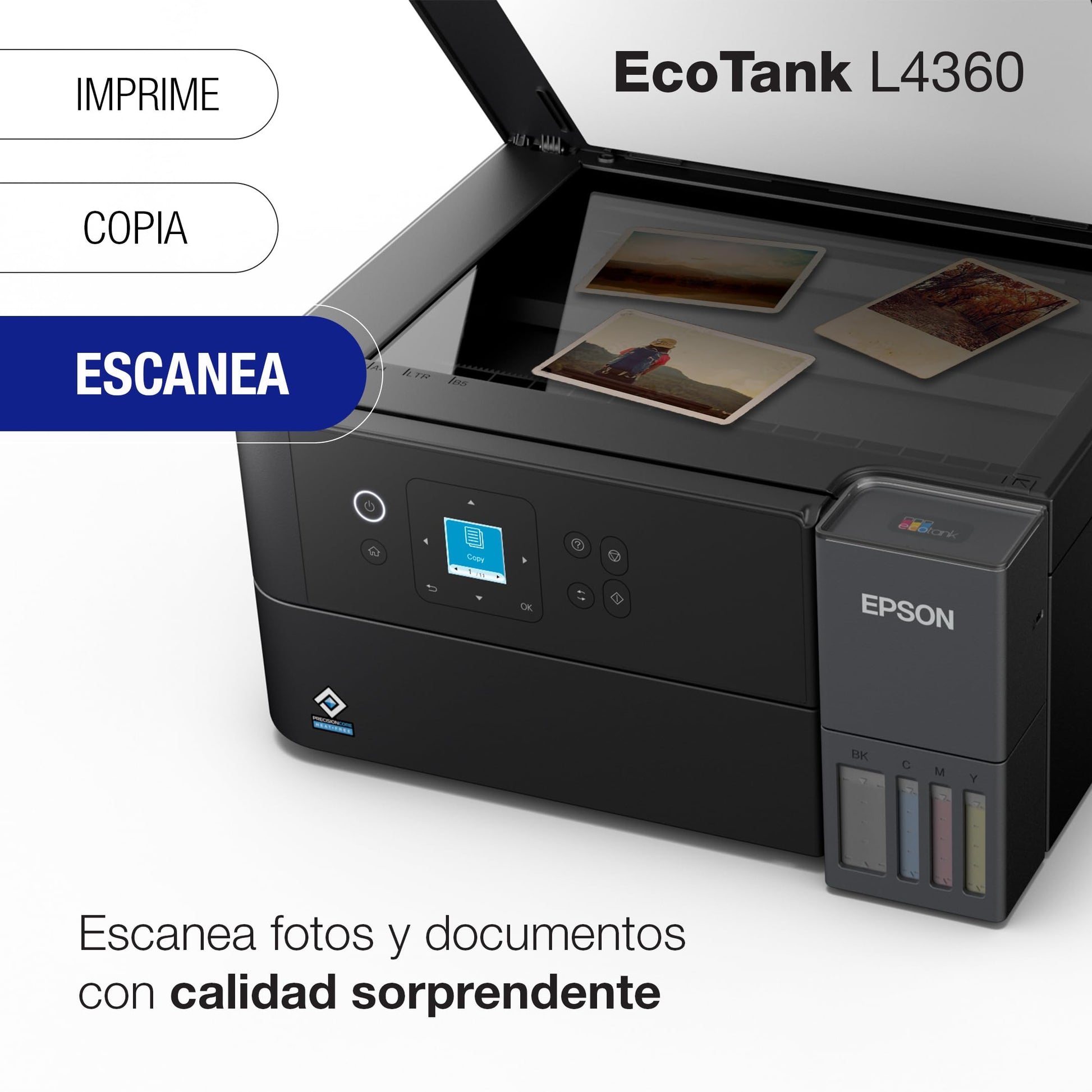 Epson Impresora Multifuncional L4360 EcoTank Tinta Continua WiFi Duplex