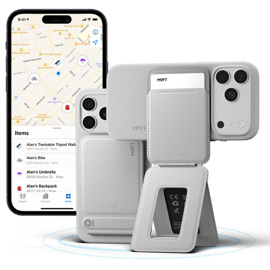 Portafolios de Trípode MOFT MagSafe Find 4 en 1 Rastreable para Selfie