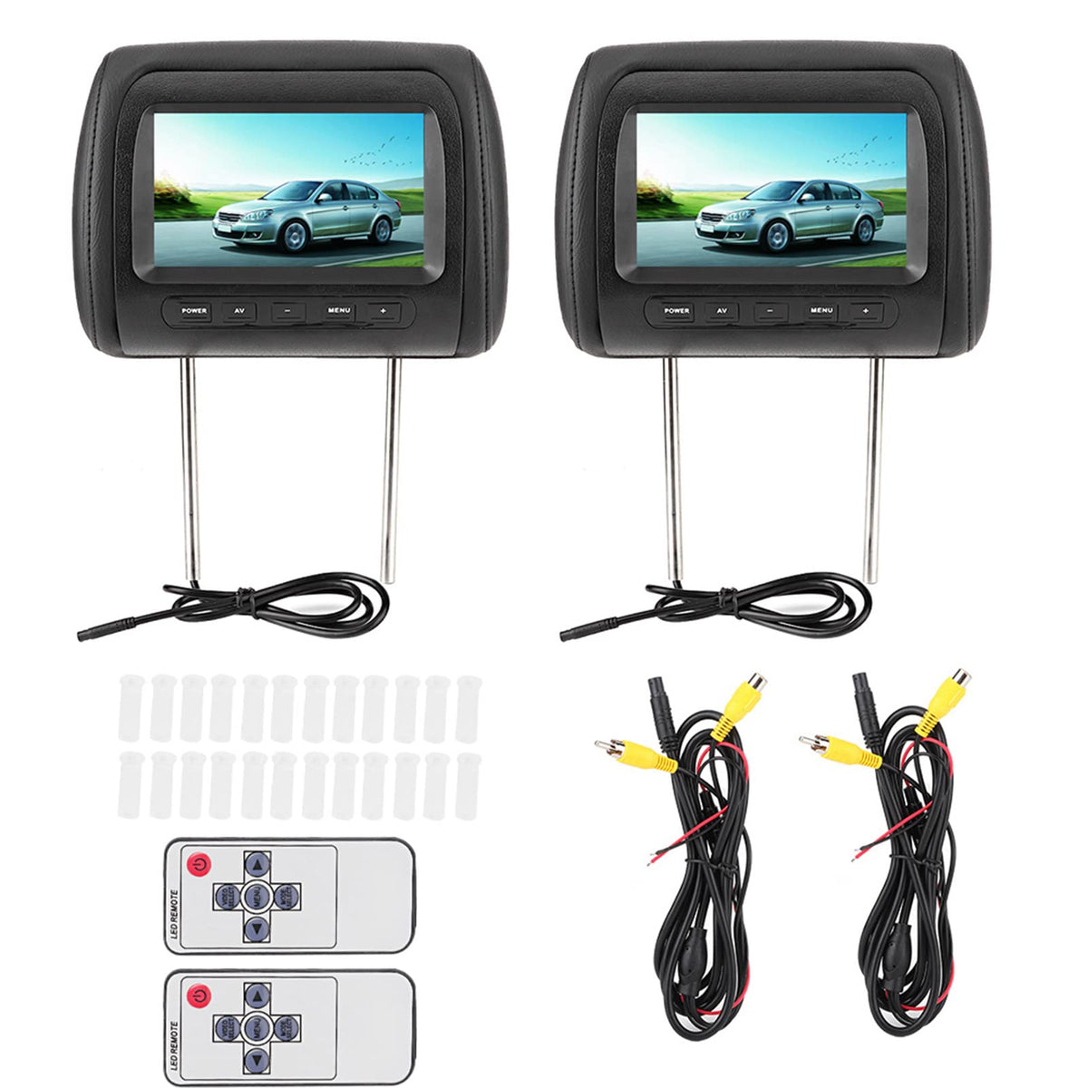 Reproductor de Video Portátil Astibym 7 Pulgadas Monitor Universal para Coche
