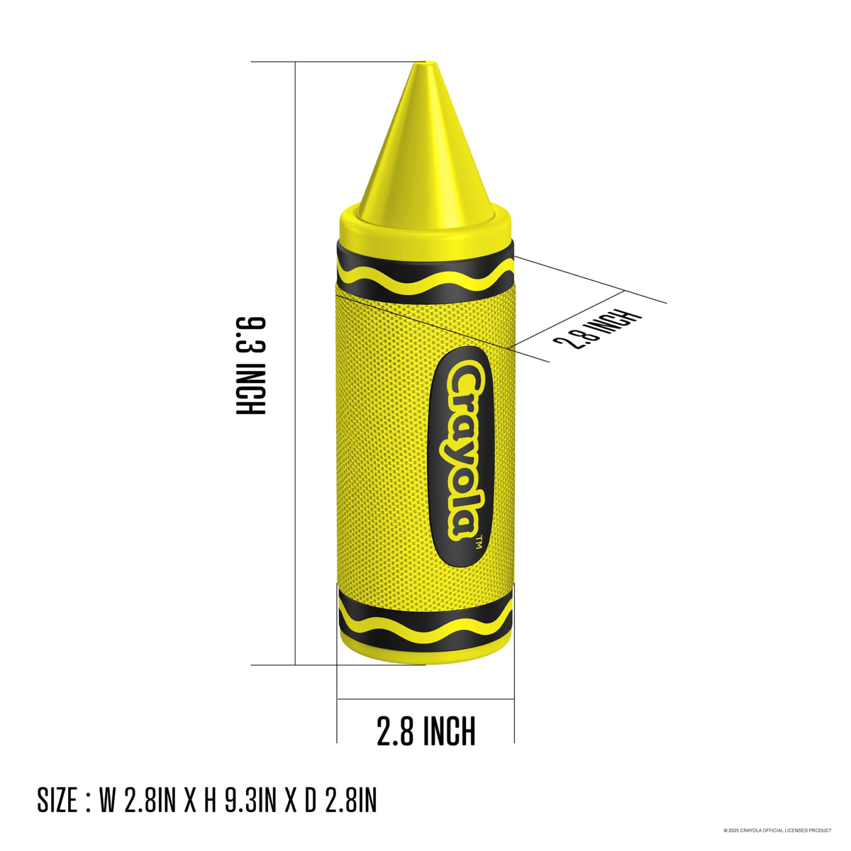 Bocina Bluetooth Crayola Kids Crayon Azul 20W Sonido HD Batería Larga Duración