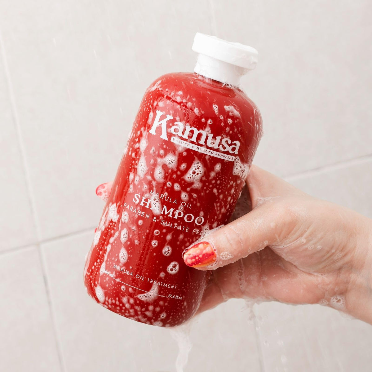 Shampoo Kamusa Marula Sin Sulfatos Reparador e Hidratante
