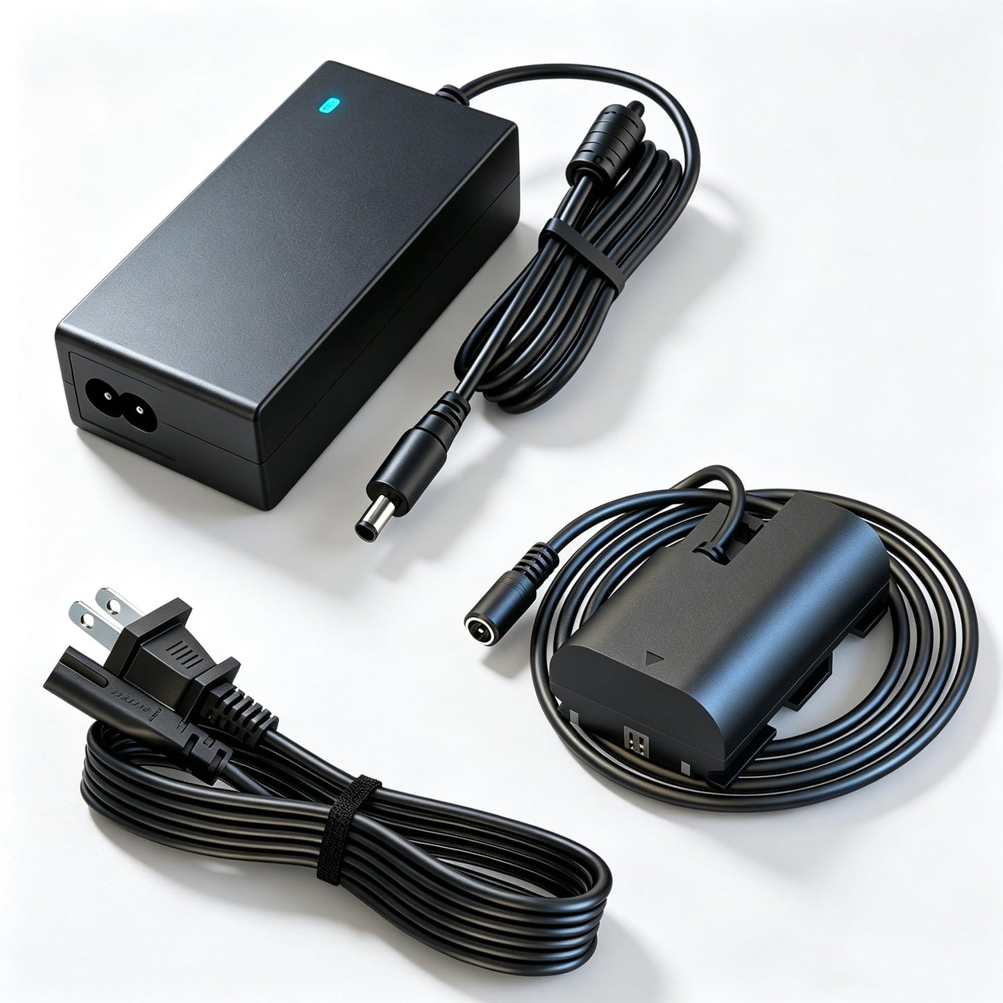 DR-E6 - Kit adaptador de corriente alterna para Canon EOS R,R5,R6,R7,R5C,80D,90D,70D,5DS,5DS-R,5D Mark II III IV y 6D, 7D Mark II II II de DR-E6
