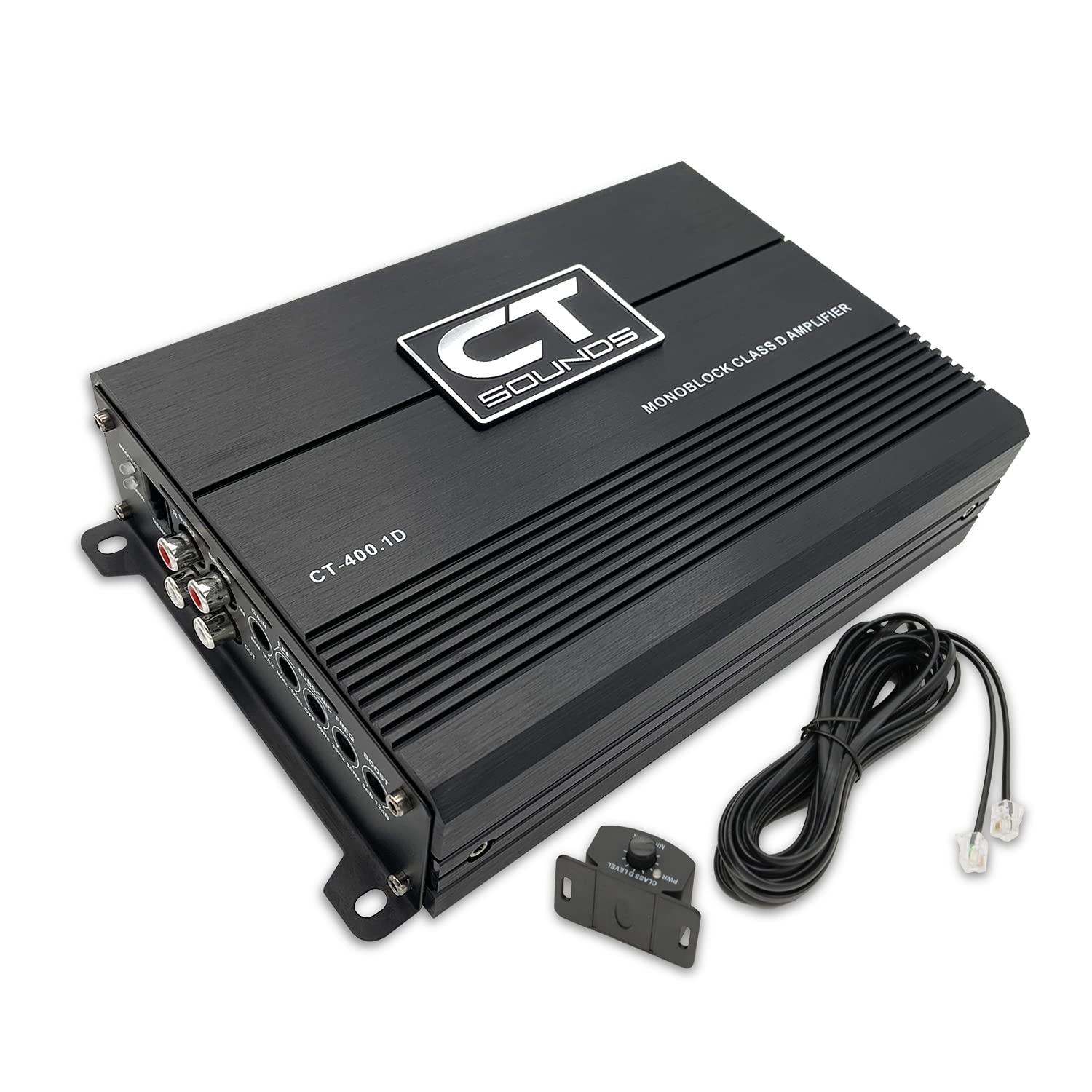 CT Sounds CT-400.1D - Amplificador monobloque de audio para coche, 400 vatios RMS