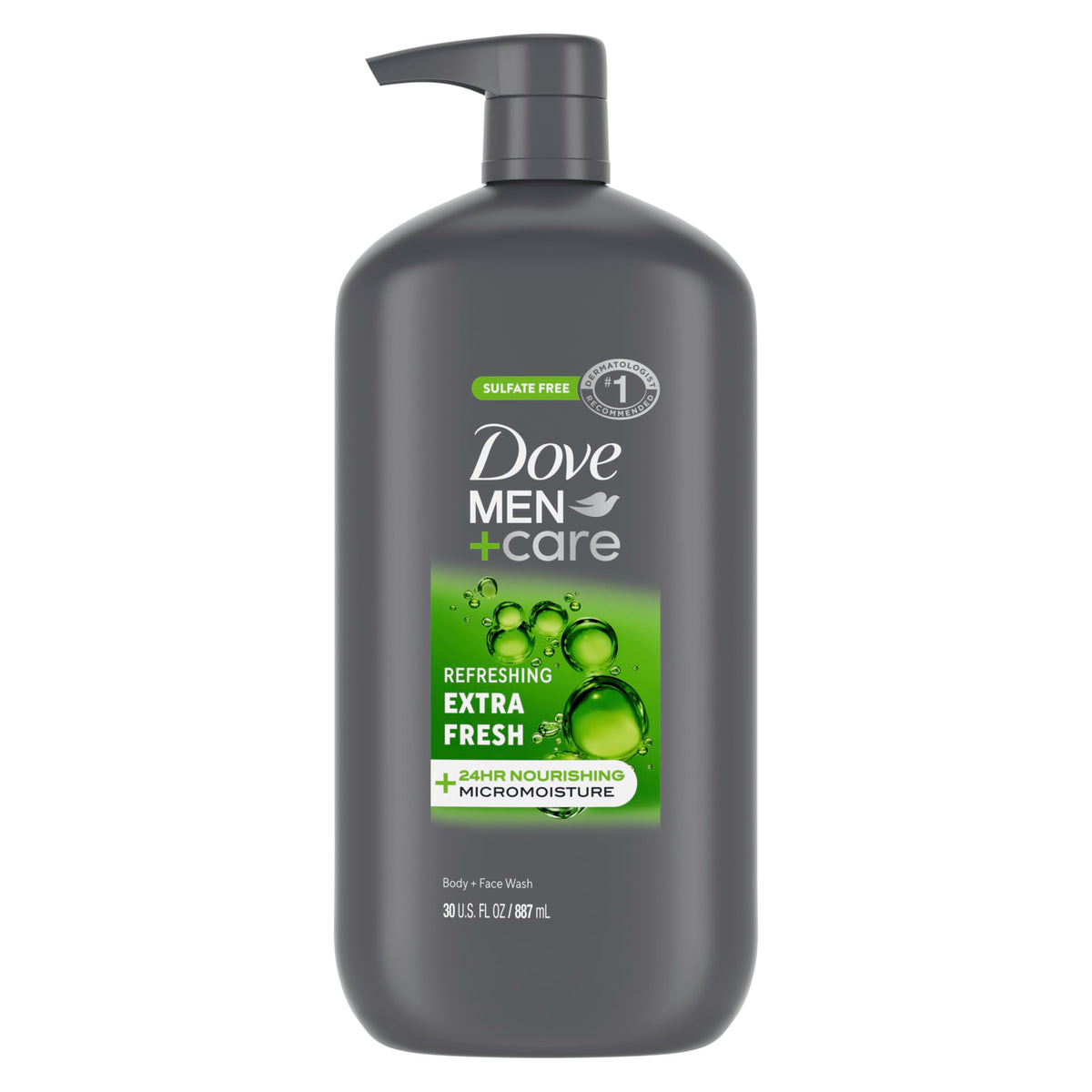 DOVE MEN + CARE GUERISSON Dove Men+Care Body Wash for Men's Skin Care Extra Fresh Effectively Washes Away Bacteria While Nourishing Your Skin 30 oz