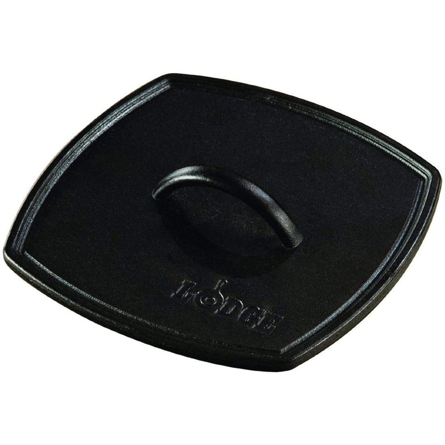 Lodge LPP3 - Prensa de panini cuadrada de hierro fundido, 21 cm