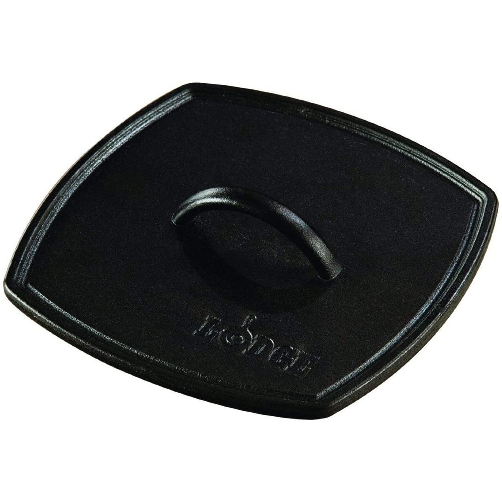 Lodge LPP3 - Prensa de panini cuadrada de hierro fundido, 21 cm