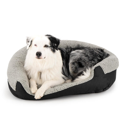 Cama para Perro Hills Negra Forro Acolchonado Large