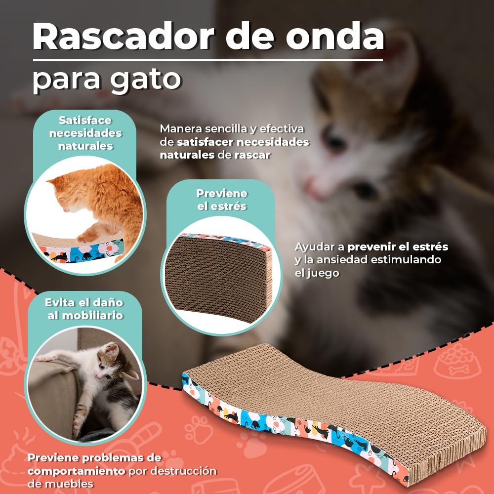Rascador Fancy Pets Onda 44 cm