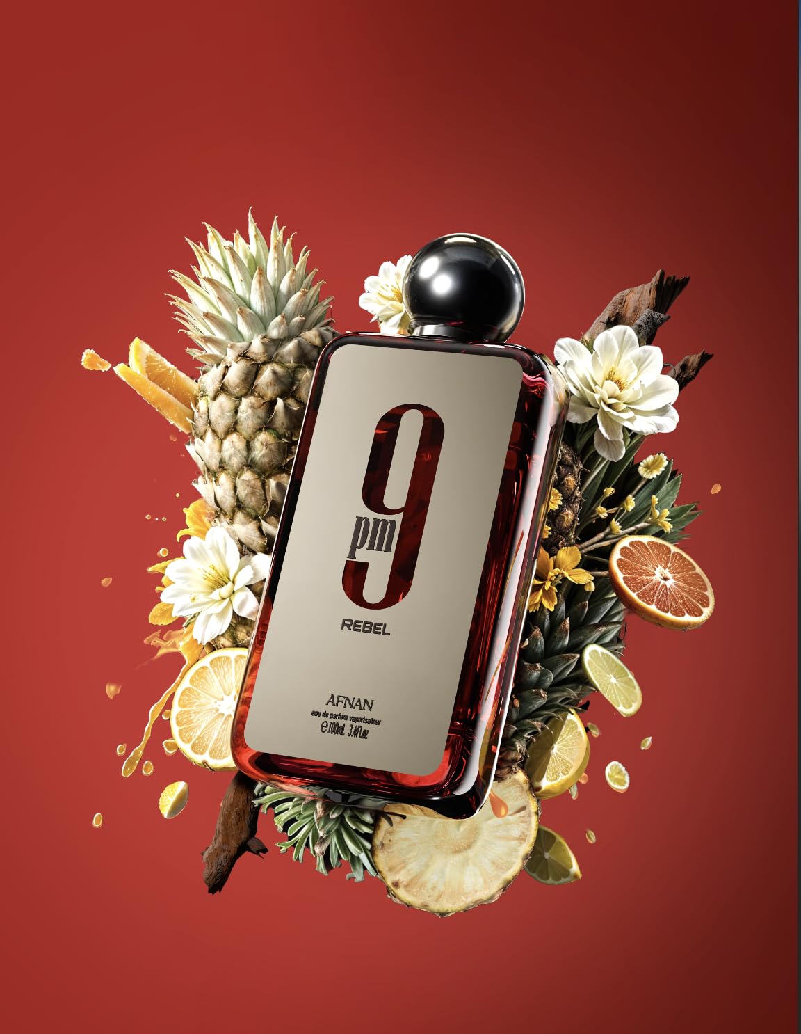 Perfume Afnan Rojo 9PM Rebel para Adultos Unisex