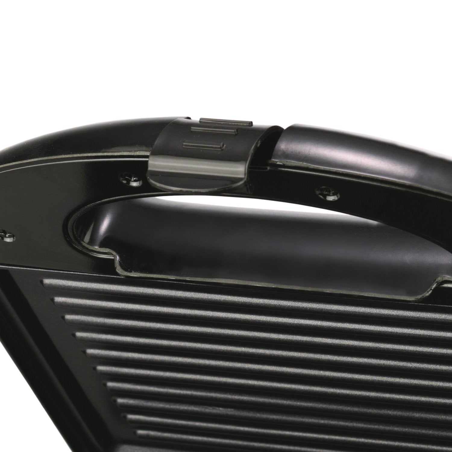 Brentwood Panini Prensa y Sandwichera antiadherente, 9.7 x 9.7 x 9.5 cm, negro