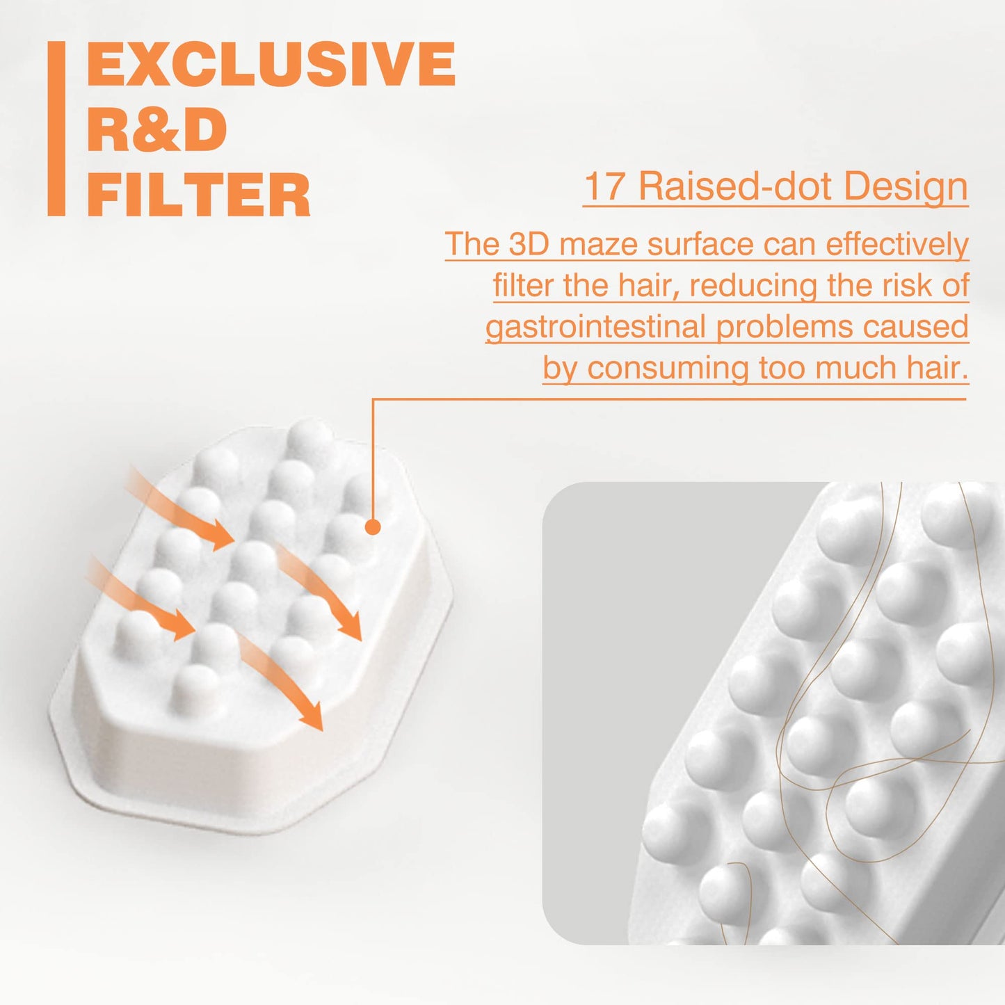 Fuente de Agua para Gatos Rellaty Acero Inoxidable con 8 Filtros de Repuesto y Esponjas Prefiltrantes