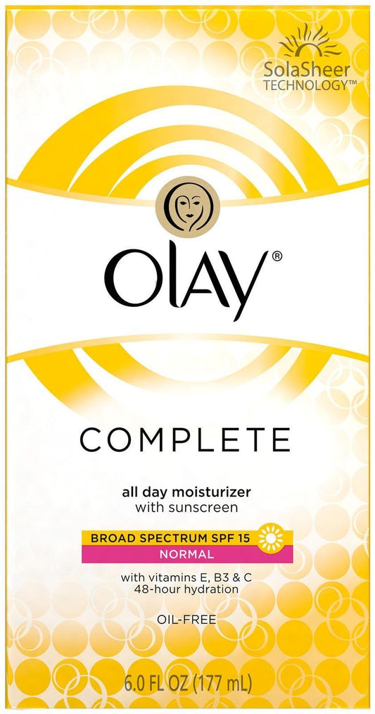 OLAY Complete All Day Moisturizer SPF 15, Sensitive Skin 6 oz