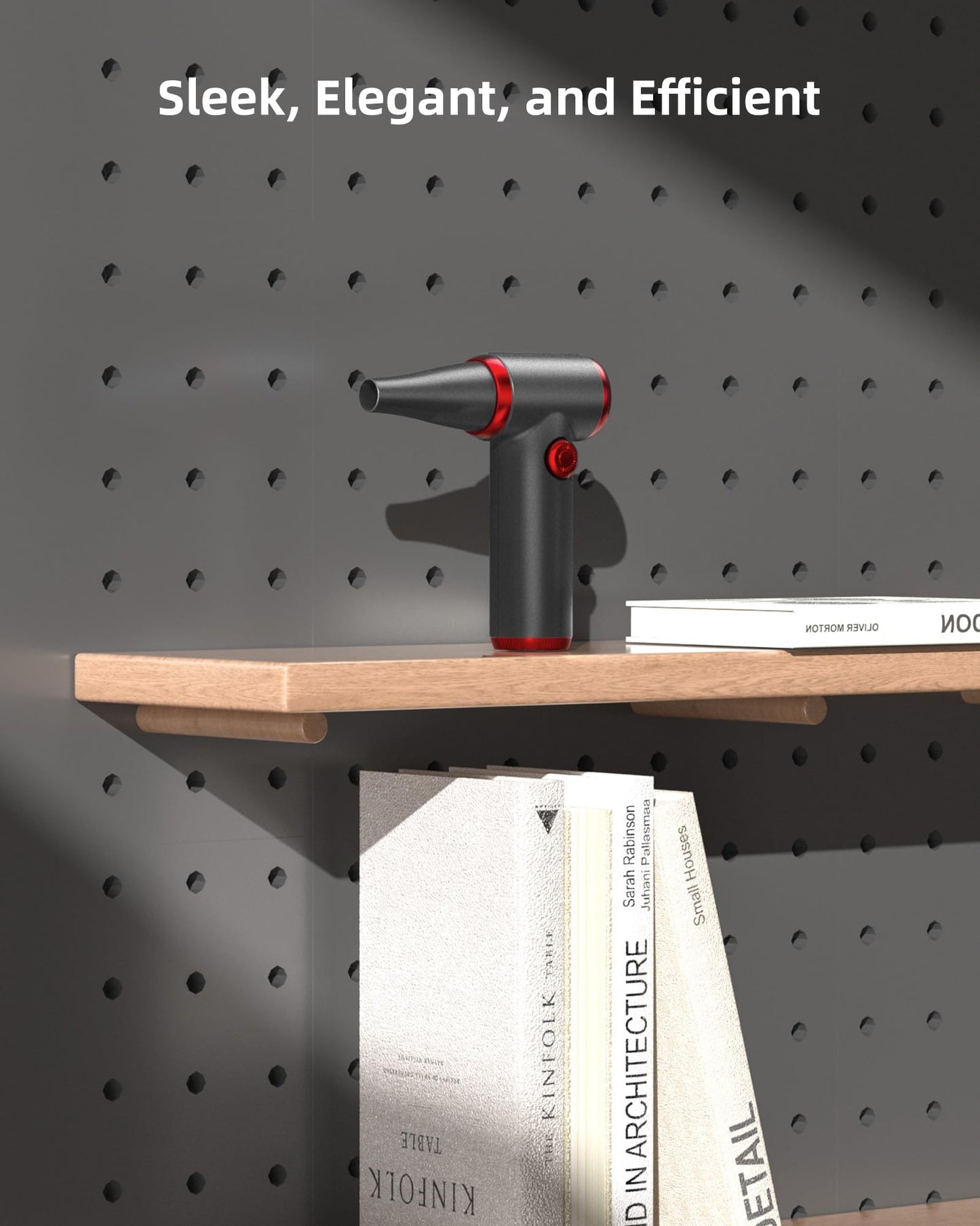 Koonie - Plumero de Aire inalámbrico, Funciona con Pilas, portátil reemplaza latas de Aire comprimido, soplador de Aire de Carga rápida de 6000 mAh 10 W, sin Gas para Teclado de computadora, Coche,