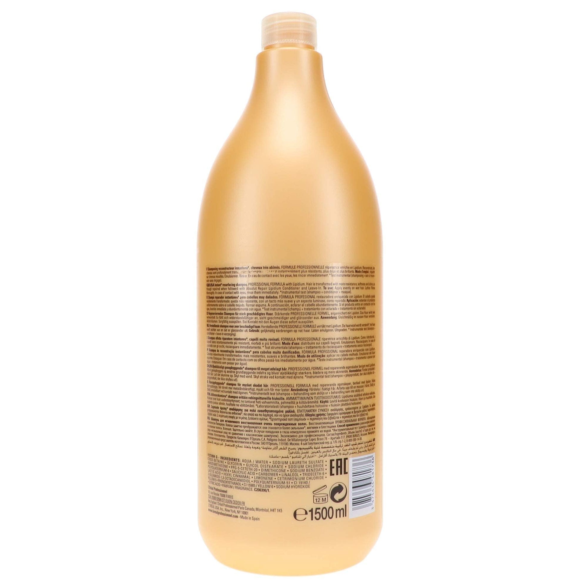 L'Oréal Professionnel Paris L'OREAL SERIE EXPERT LIPIDIUM ABSOLUT REPAIR SHAMPOO 50.7 Oz.