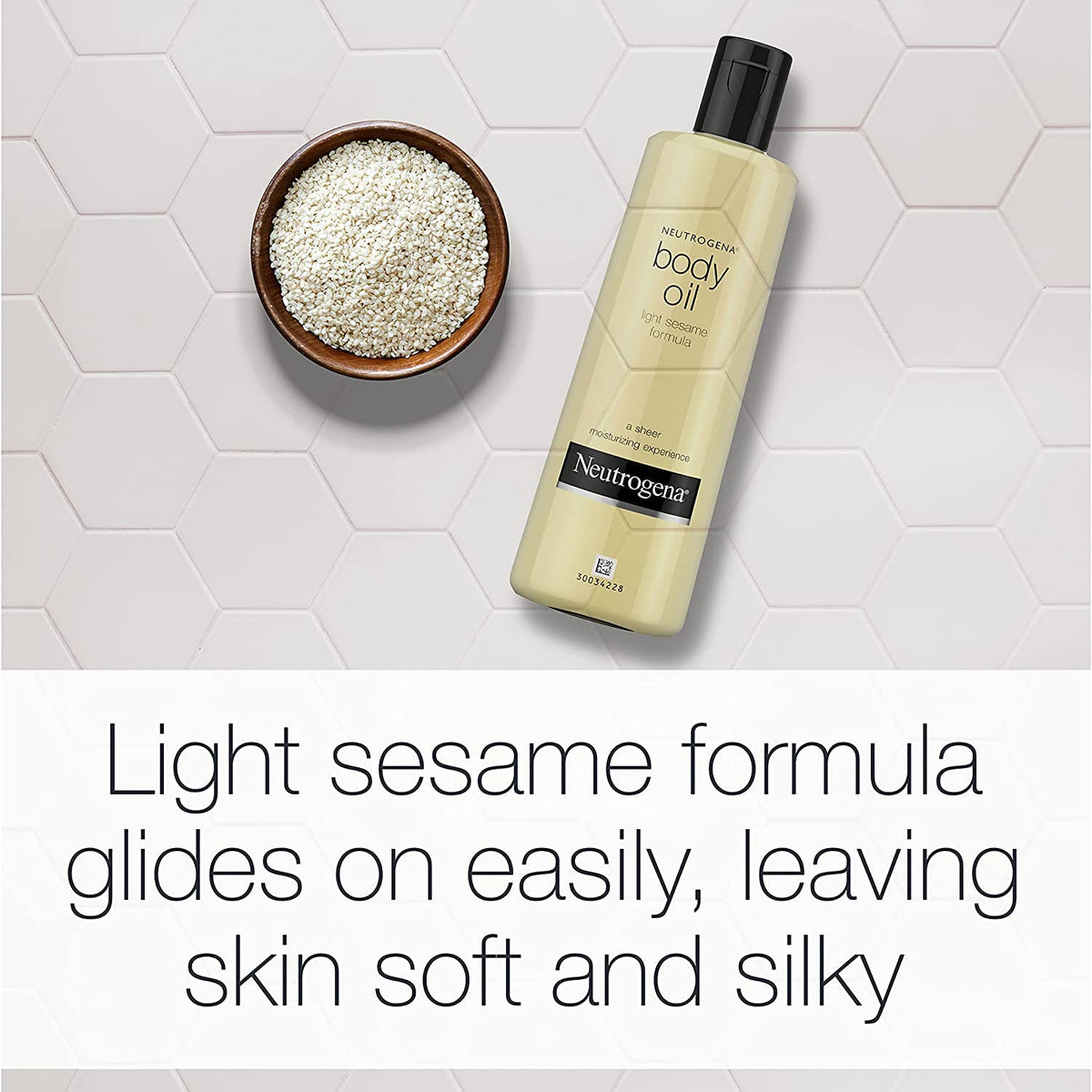 Neutrogena Body Oil, Light Sesame Formula, 8.5 Ounce