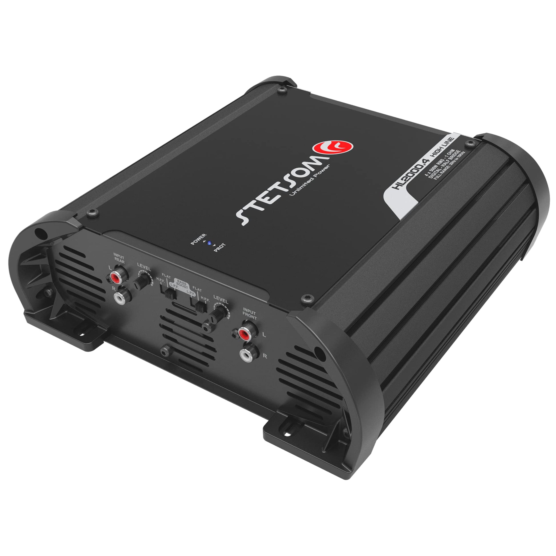 Amplificador de Audio Stetsom Multicanal 1 Ohmio 2000.4 2K Vatios RMS Calidad HD Estéreo