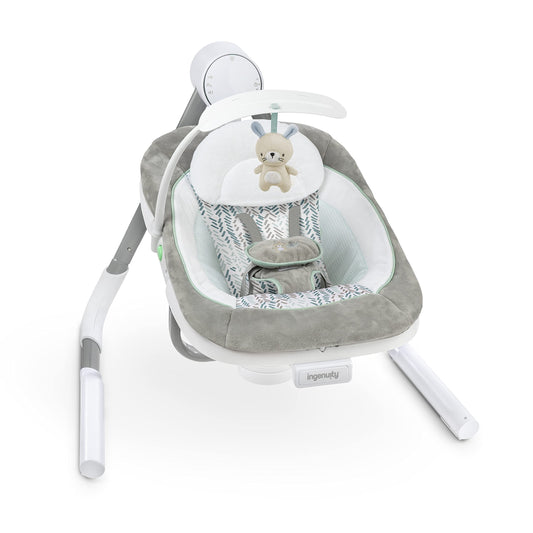 Ingenuity AnyWay Sway OM-9M, Silla Mesedora para bebé, color gris