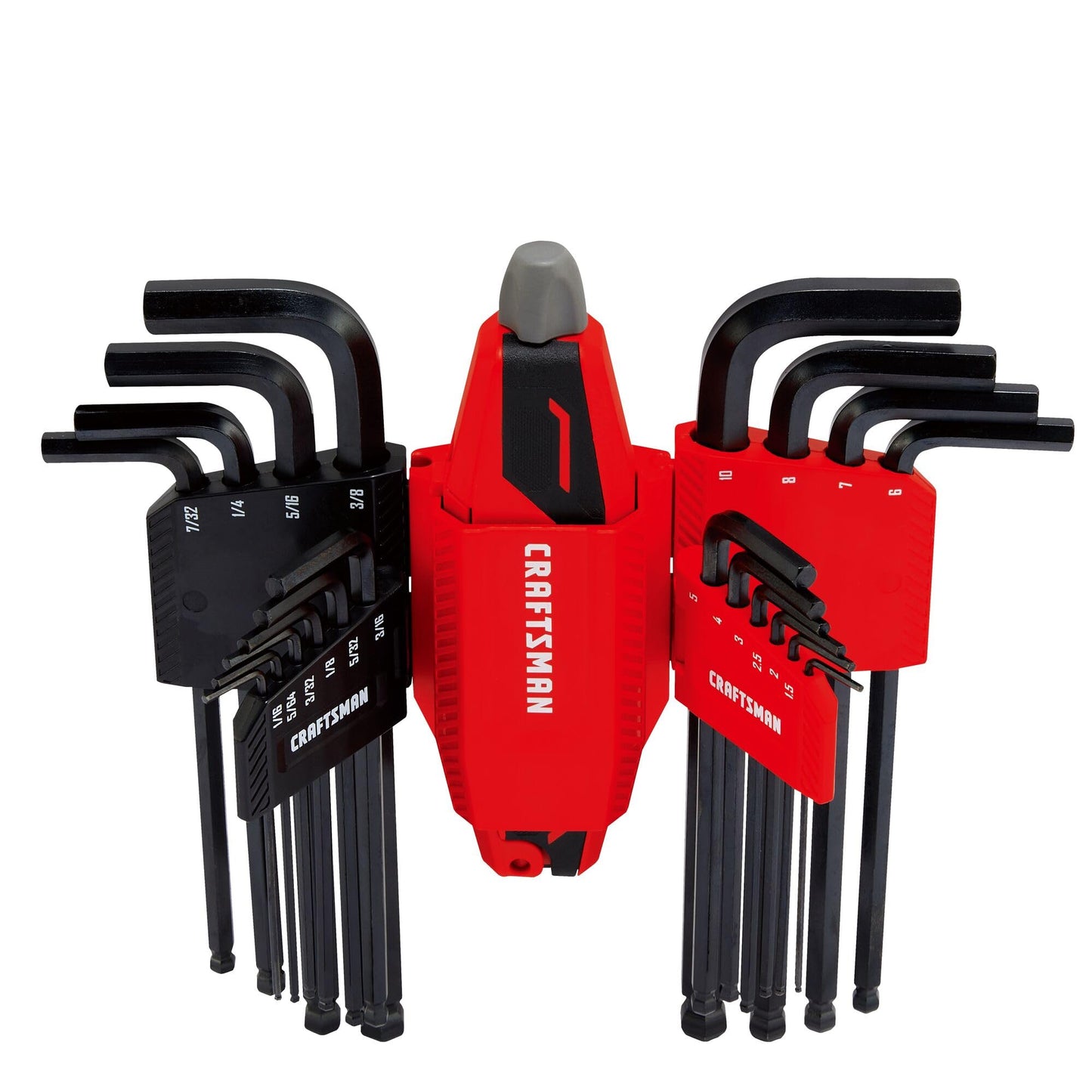 CRAFTSMAN - Juego de llaves Allen hexagonales universales L-a-T, 20 piezas (CMHT26028)