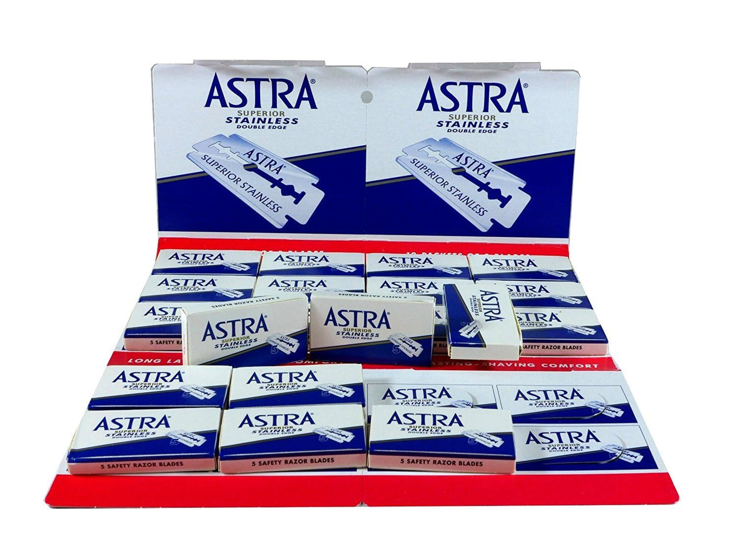 100 Astra Superior Stainless Double Edge Safety Razor Blades