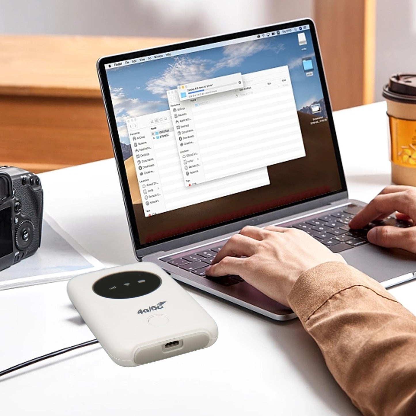 Punto de Acceso WiFi Móvil de Viaje 4G LTE Internacional 150 Mbps 3200 MAh