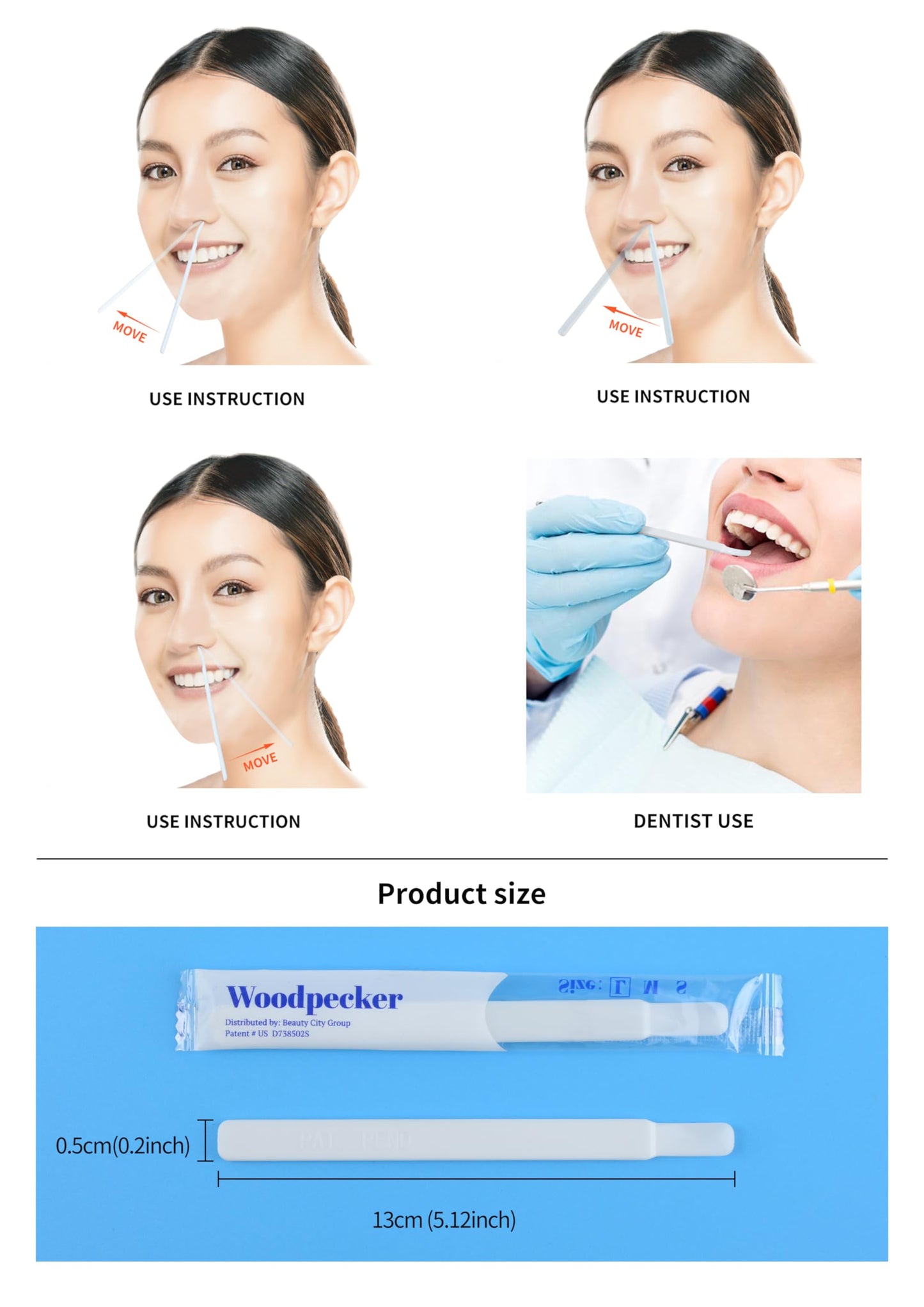 Woodpecker- Puntas para la nariz, herramienta de higiene nasal, removedor de mocos, utensilio para limpiar la nariz, 30 unidades