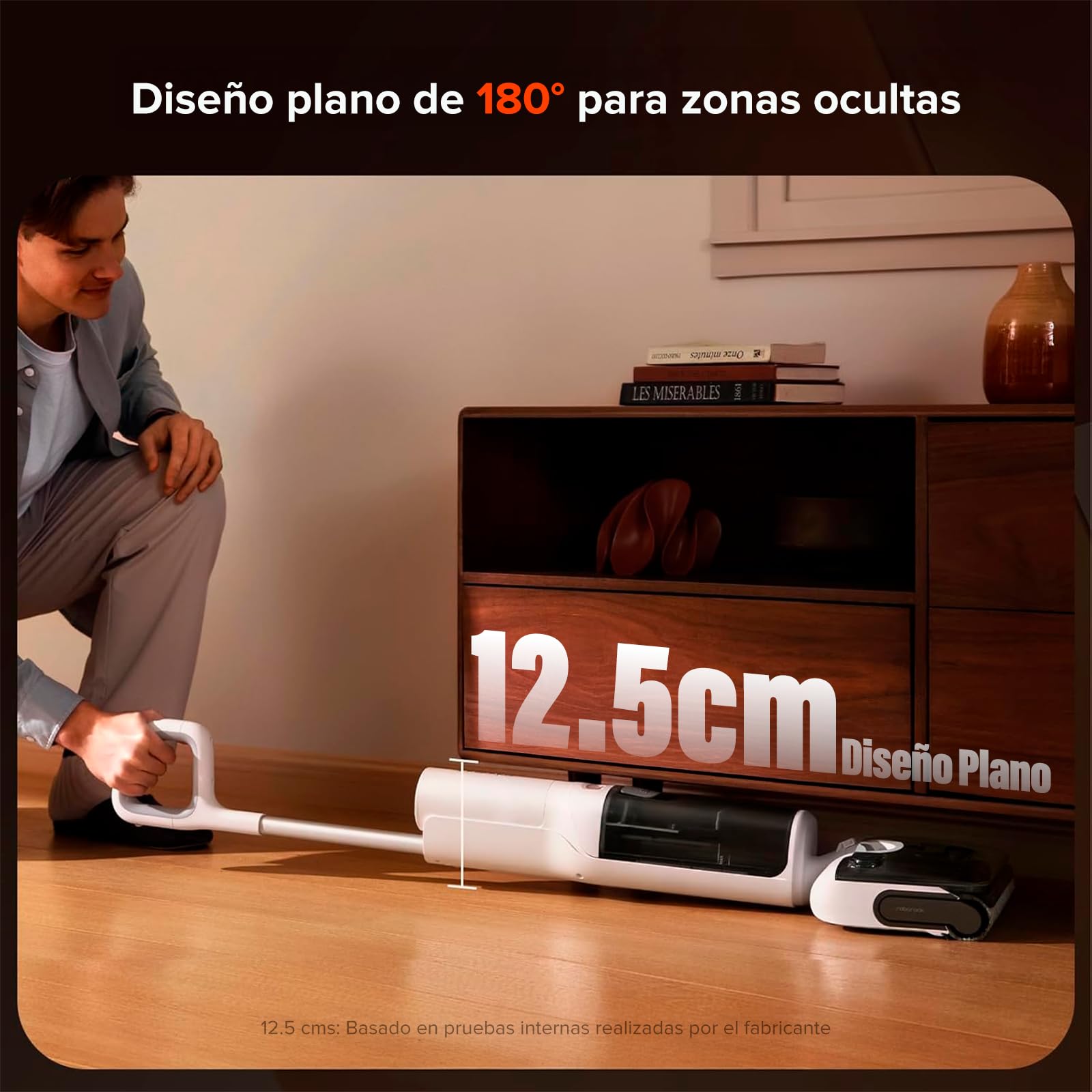 Aspiradora Inalámbrica Roborock F25 RT 20000 Pa Seco y Húmedo con Autolimpieza y Autosecado Para Piso Duro