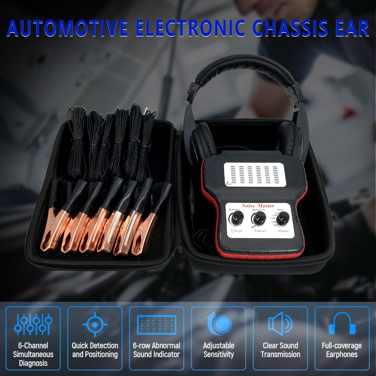 Kit de Diagnóstico ZKTOOL Auriculares Estetoscopio Electrónico