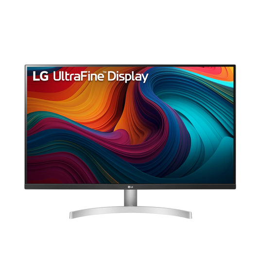 LG 32UN500-W Monitor 32" Ultrafine (3840 x 2160), AMD FreeSync, DCI-P3 90% Gama de Colores, HDR10, Altavoces Integrados, diseño virtualmente sin Bordes de 3 Lados, Plateado/Blanco