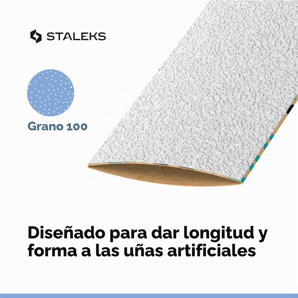 STALEKS PRO Expert PapmAm - Rollo de repuesto para lima de uñas, grano 100