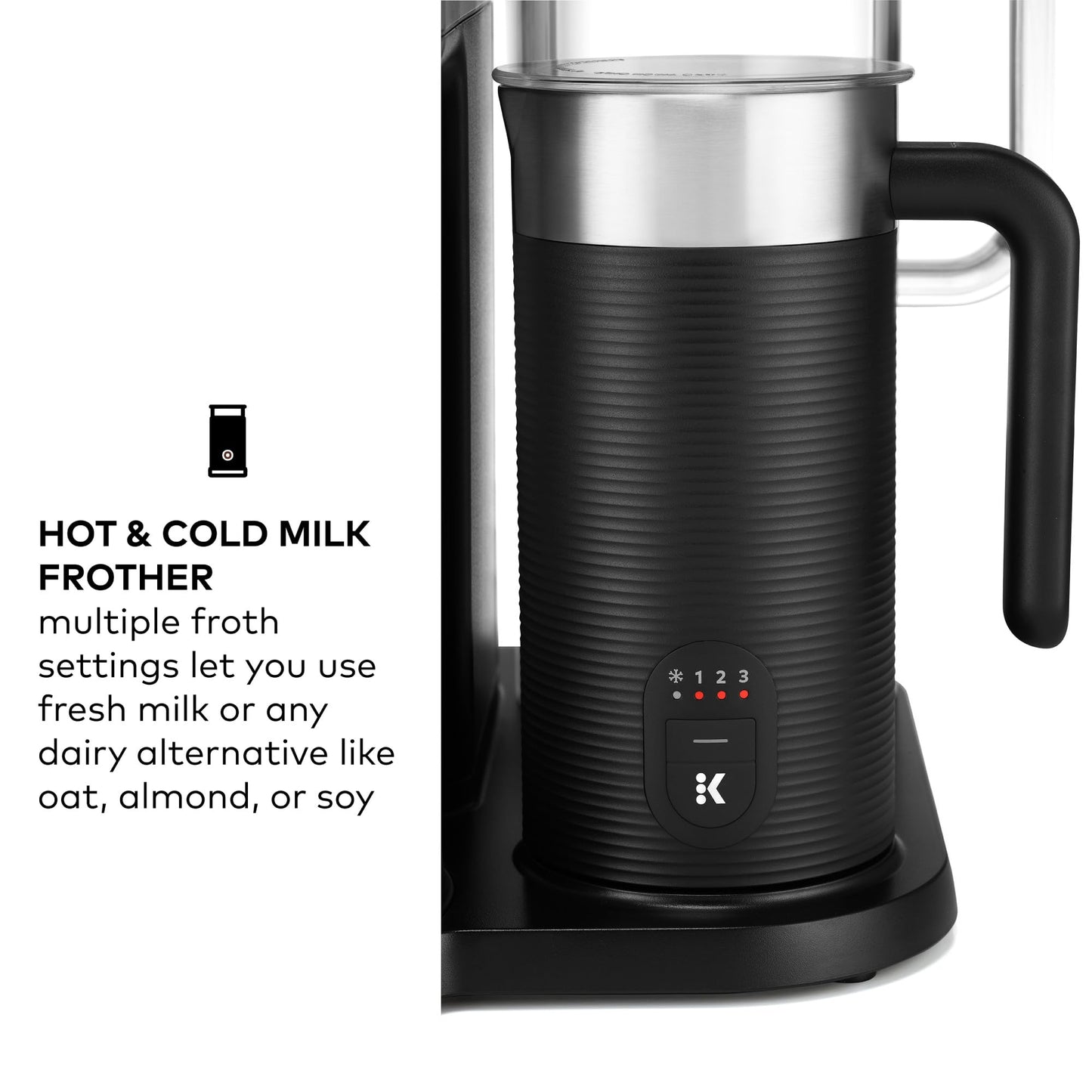 Keurig K-Cafe SMART - Cafetera para cápsulas K-Cafe, color negro