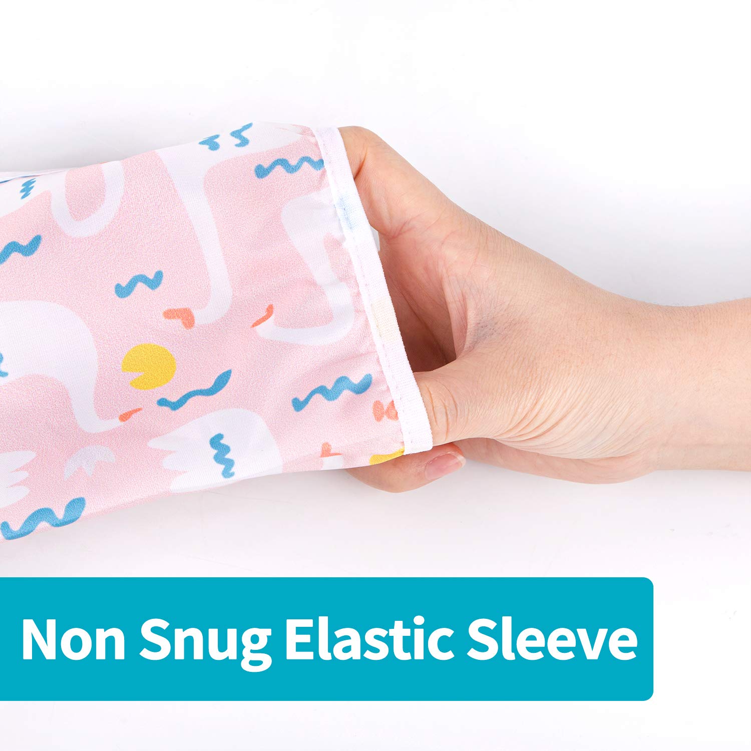 Juego de Baberos Impermeables para Bebés con Bolsillo y Recogedor de Migas 6-24 Meses