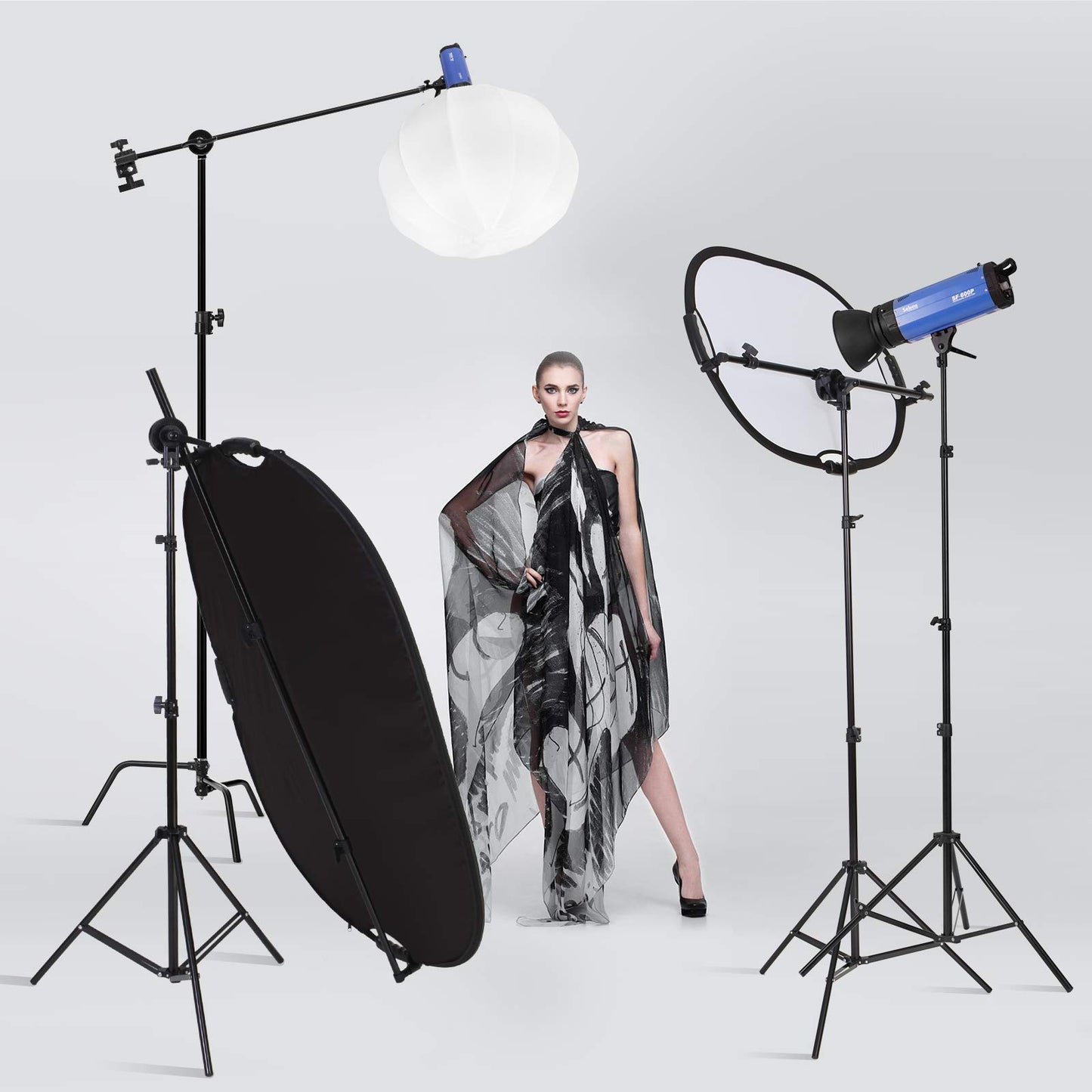 Selens 5-in-1 60x80 Inch Oval Reflector with Handle for Photography Photo Studio Lighting & Outdoor Lighting