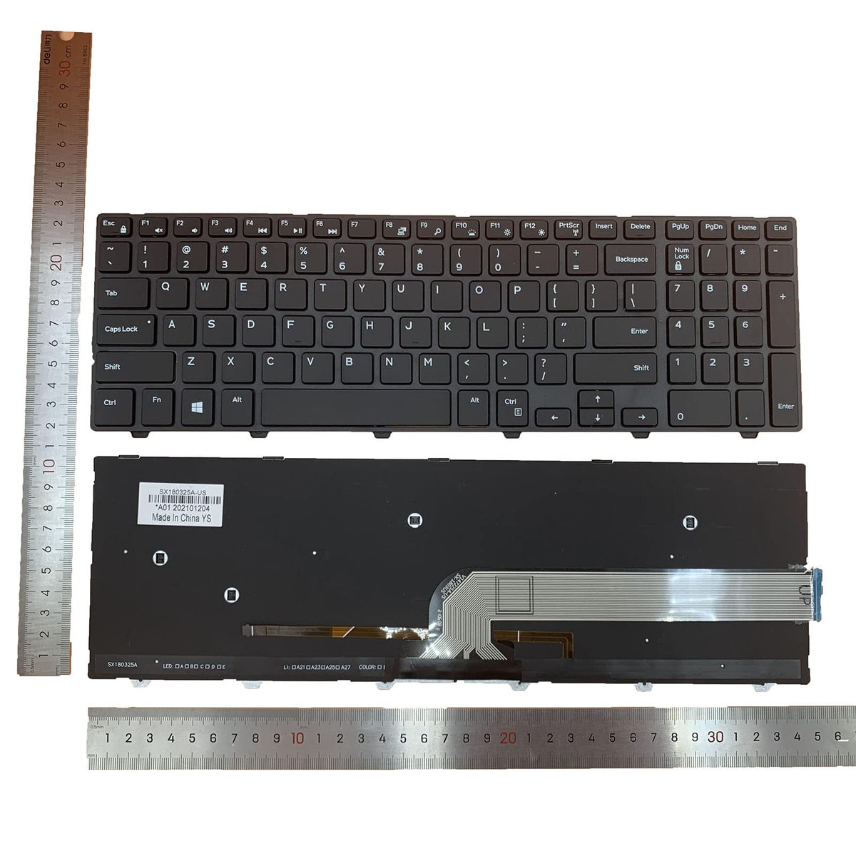 Teclado para Laptop Dell Inspiron con Retroiluminación Serie 15 5000 y 3000