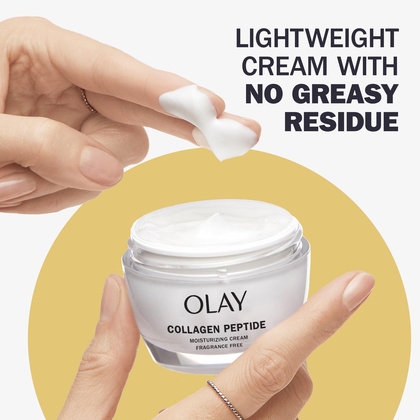 Olay Regenerist Collagen Peptide 24 Face Moisturizer, Fragrance-Free, 1.7 Oz + Whip Face Moisturizer Travel/Trial Size Bundle